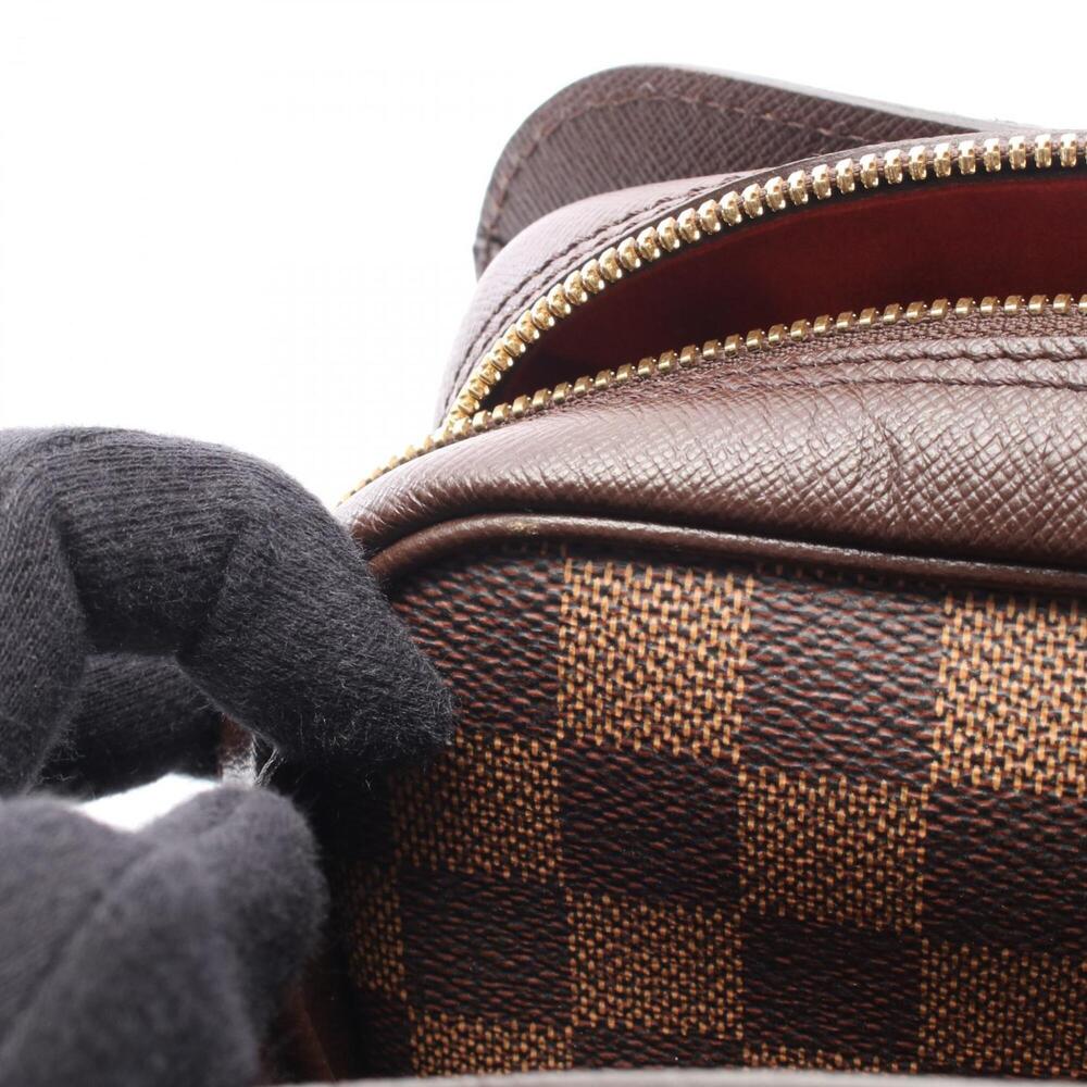 Louis Vuitton Triana Handbag, Coated Canvas and Leather, Damier Pattern, Wome... - Picture 7 of 10